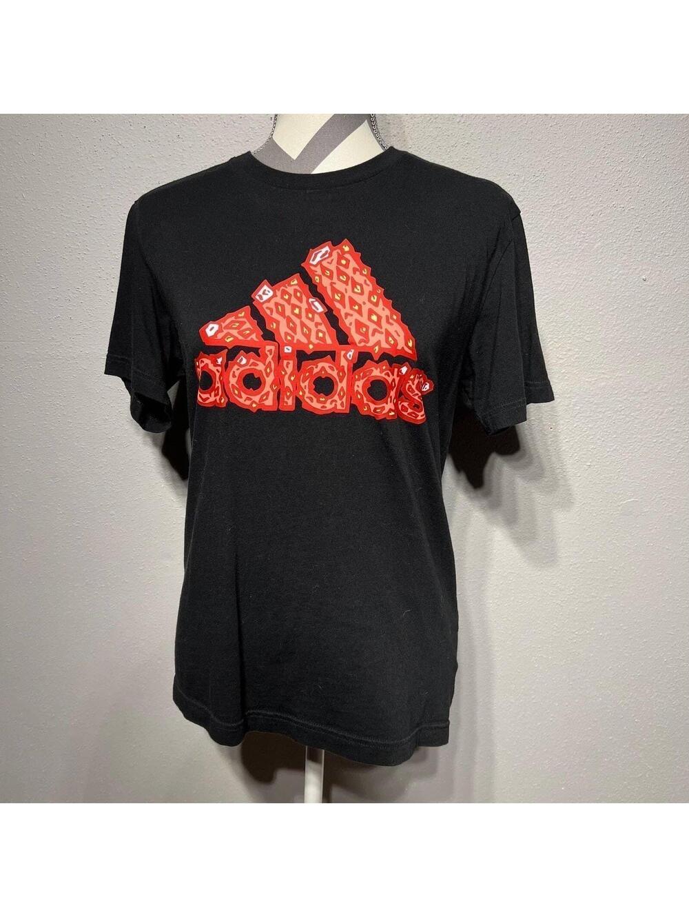 Men's adidas Football Soccer/Football Sports Short Sleeve Black